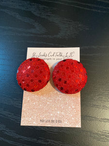 Button Earrings