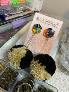 Pom Pom Earrings