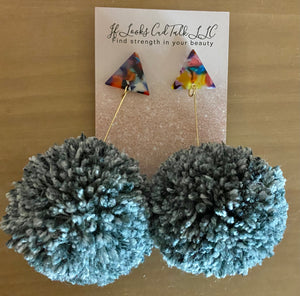 Pom Pom Earrings