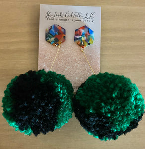 Pom Pom Earrings