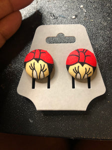 Button Earrings for girls